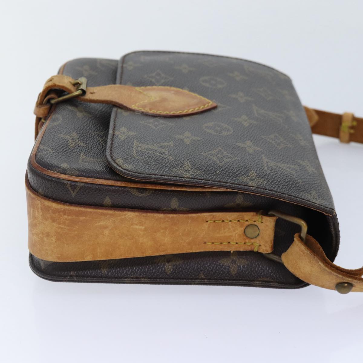 LOUIS VUITTON Monogram Cartouchiere MM Shoulder Bag M51253 LV bs17964