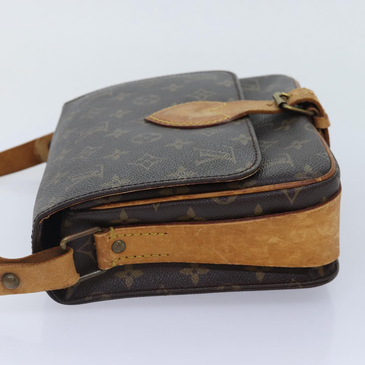 LOUIS VUITTON Monogram Cartouchiere MM Shoulder Bag M51253 LV bs17964