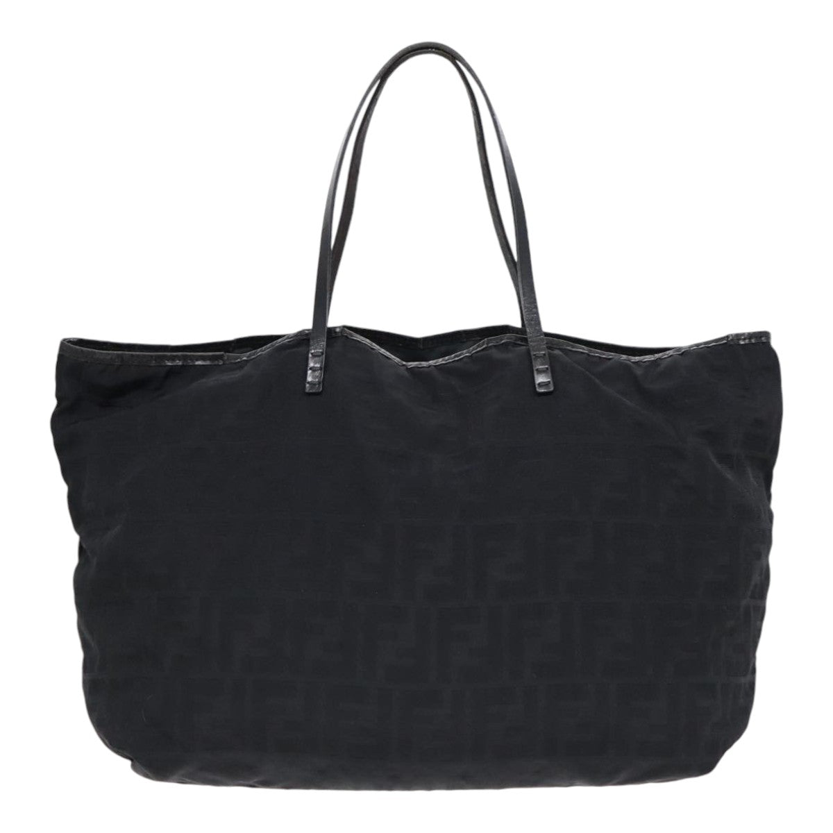 Luxury Fendi Zucca Canvas Tote Bag Nylon Blackbs18020