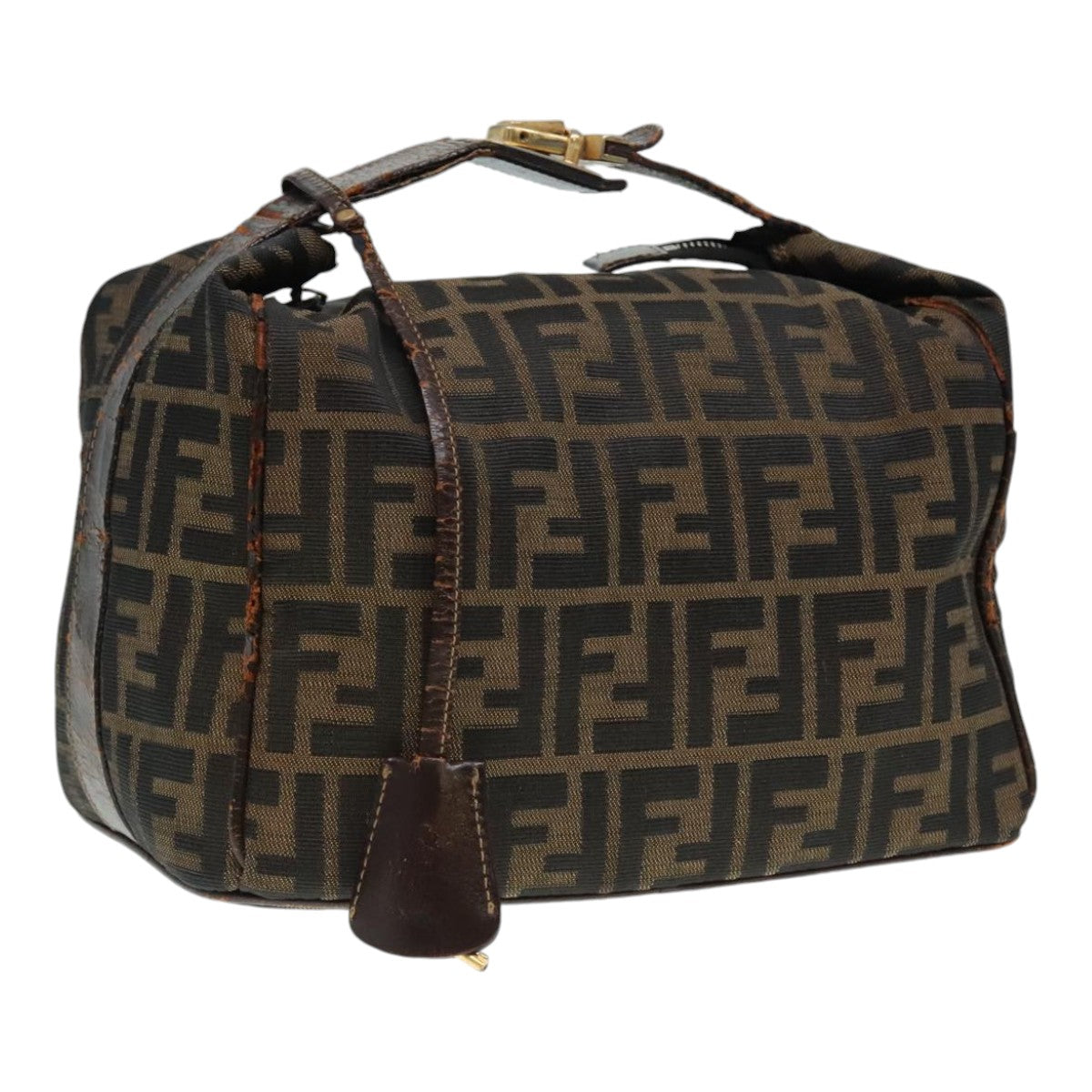 Luxury Fendi Zucca Canvas Hand Bag Brownbs18022