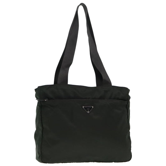 Luxury Prada Tote Bag Nylon Green Silver  bs18029