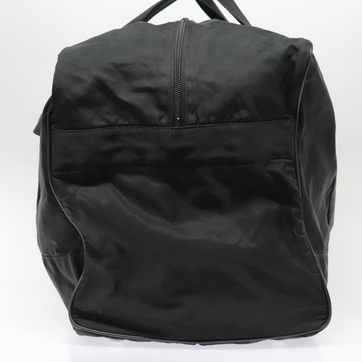 Luxury Prada Boston Bag Nylon Black Silver  bs18030