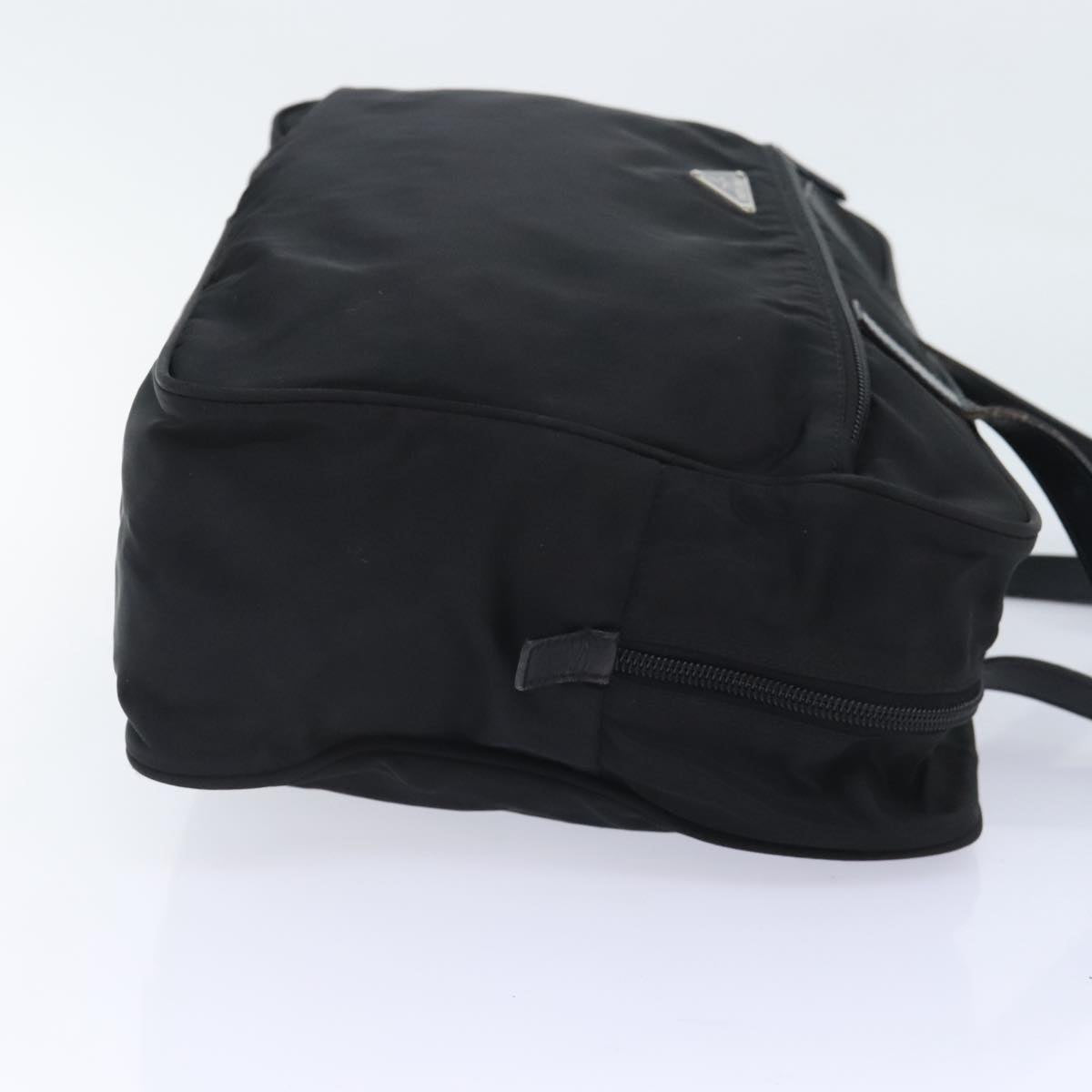 Luxury Prada Tote Bag Nylon Black Silver  bs18031