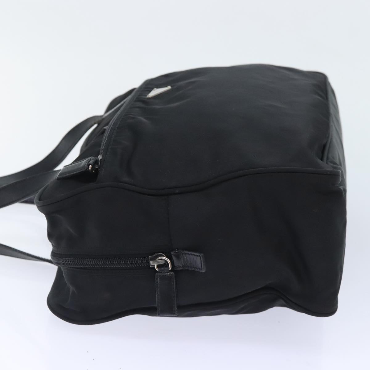 Luxury Prada Tote Bag Nylon Black Silver  bs18031