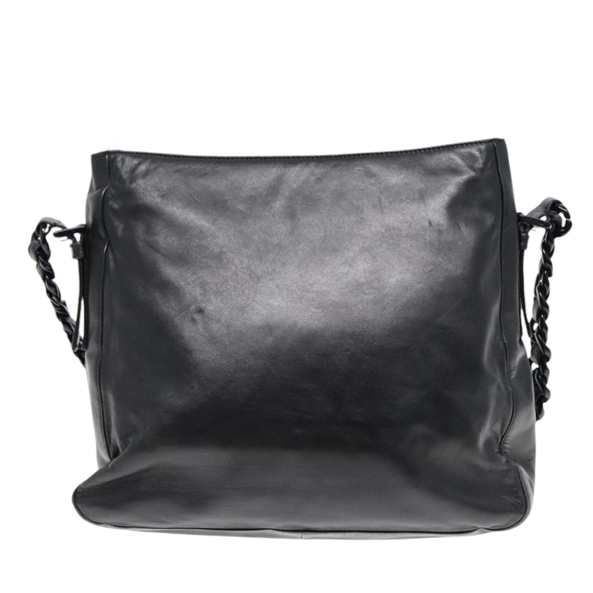 Luxury Prada Shoulder Bag Leather Black  bs18033