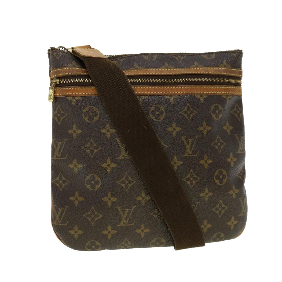 LOUIS VUITTON Monnogram Pochette Bosphore Shoulder Bag M40044 LV bs1805