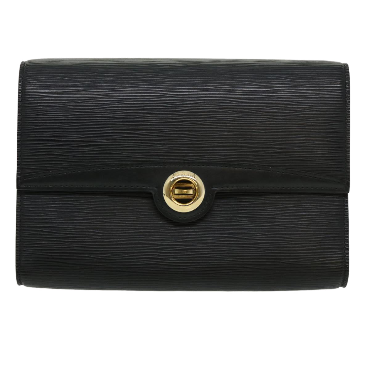 LOUIS VUITTON Epi Arsch Clutch Shoulder Bag 2Way Black M52572 LV bs1807
