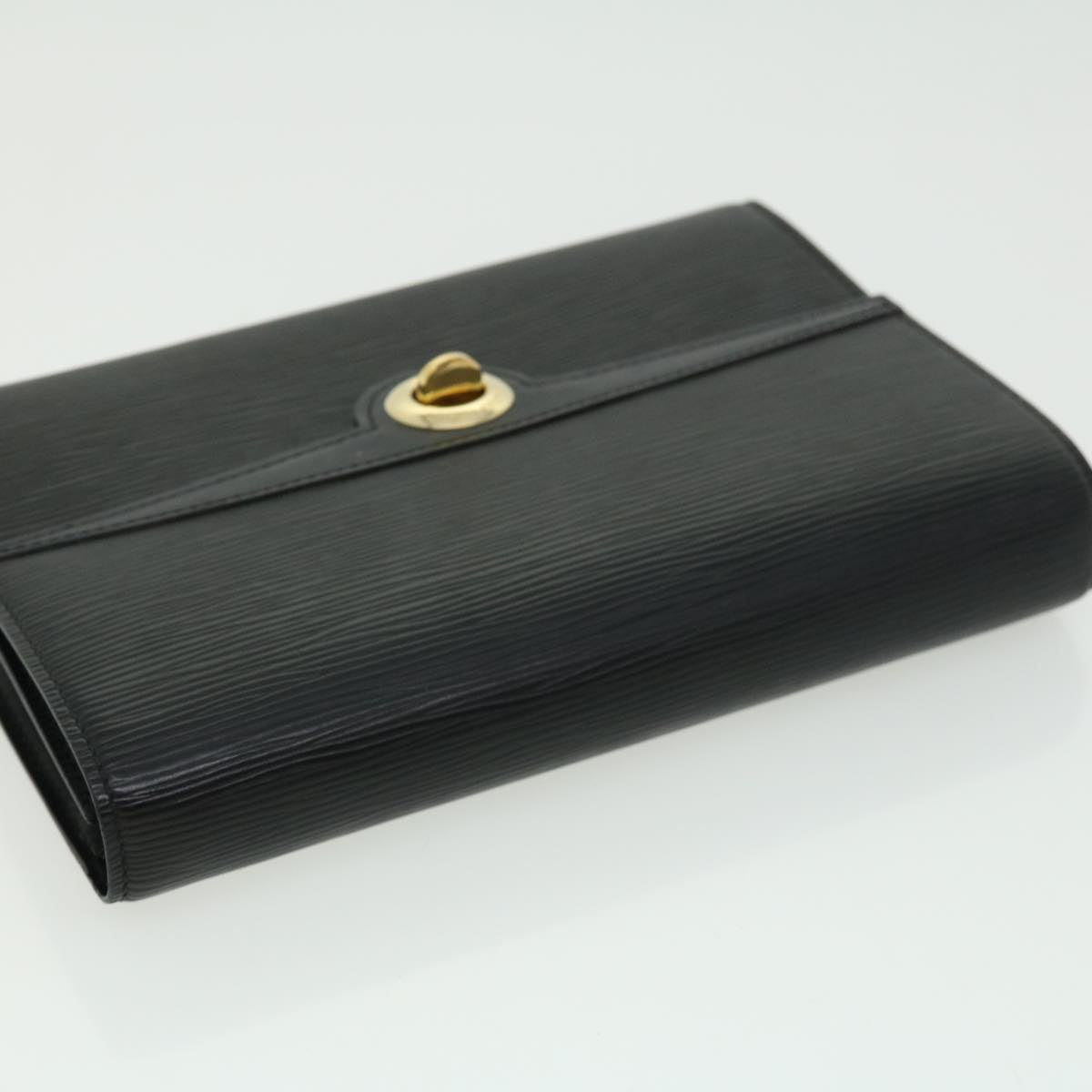 LOUIS VUITTON Epi Arsch Clutch Shoulder Bag 2Way Black M52572 LV bs1807
