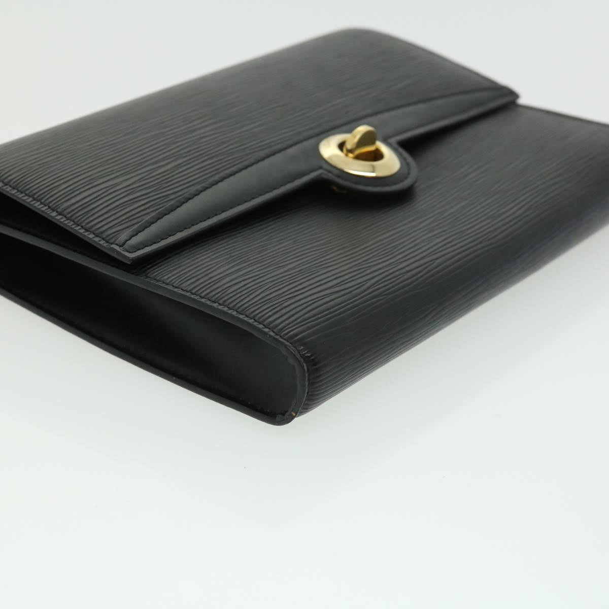 LOUIS VUITTON Epi Arsch Clutch Shoulder Bag 2Way Black M52572 LV bs1807