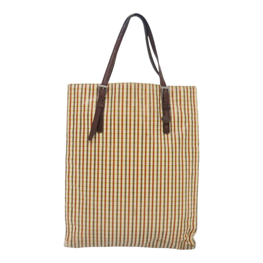 Luxury Prada Tote Bag Leather Yellow Silver  bs18095