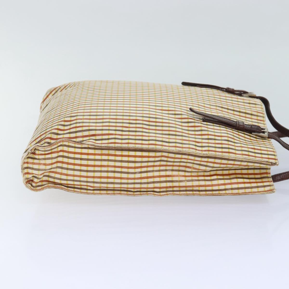 Luxury Prada Tote Bag Leather Yellow Silver  bs18095