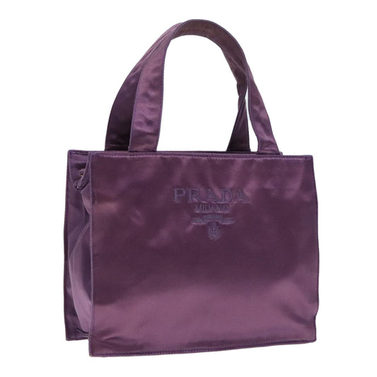 Luxury Prada Hand Bag Satin Purple  bs18138