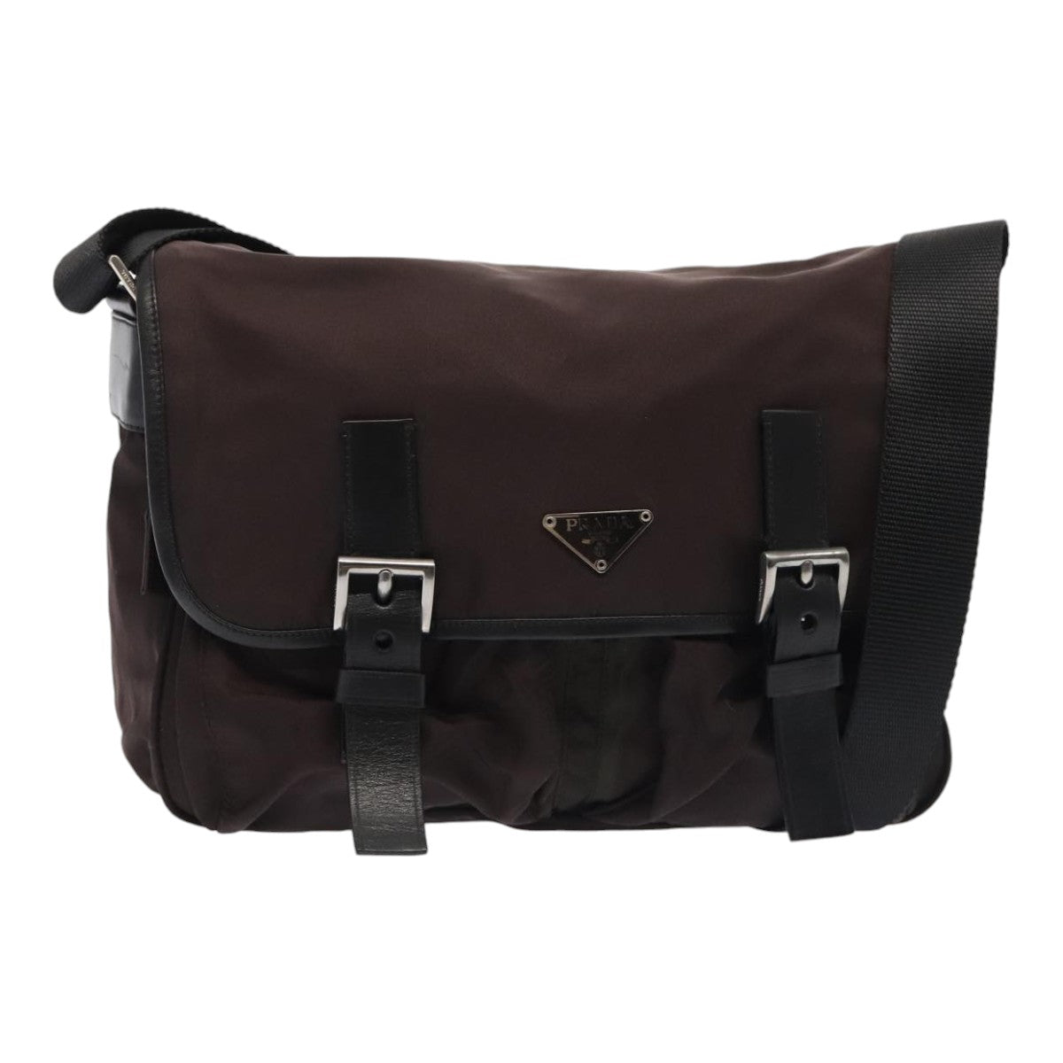 Luxury Prada Shoulder Bag Nylon Brown  bs18144