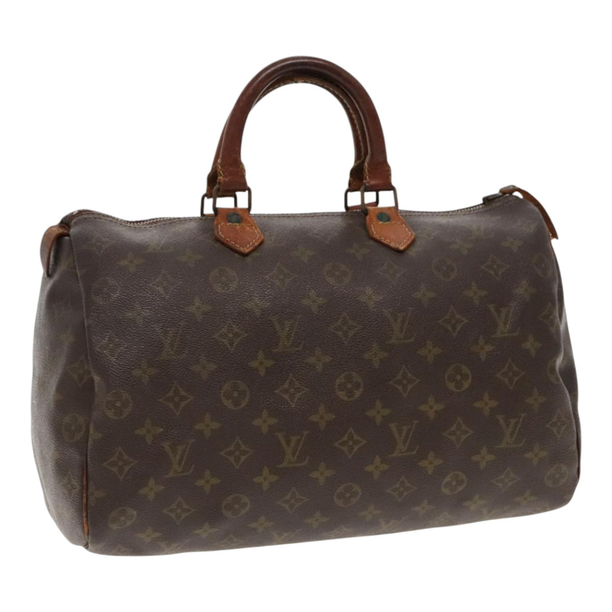 LOUIS VUITTON Monogram Speedy 35 Hand Bag Vintage M41524 LV bs18285