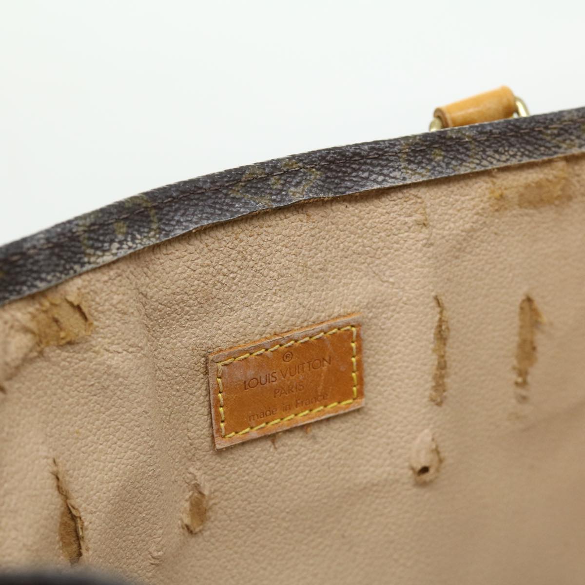 LOUIS VUITTON Monogram Sac Plat Hand Bag M51140 LV bs1840