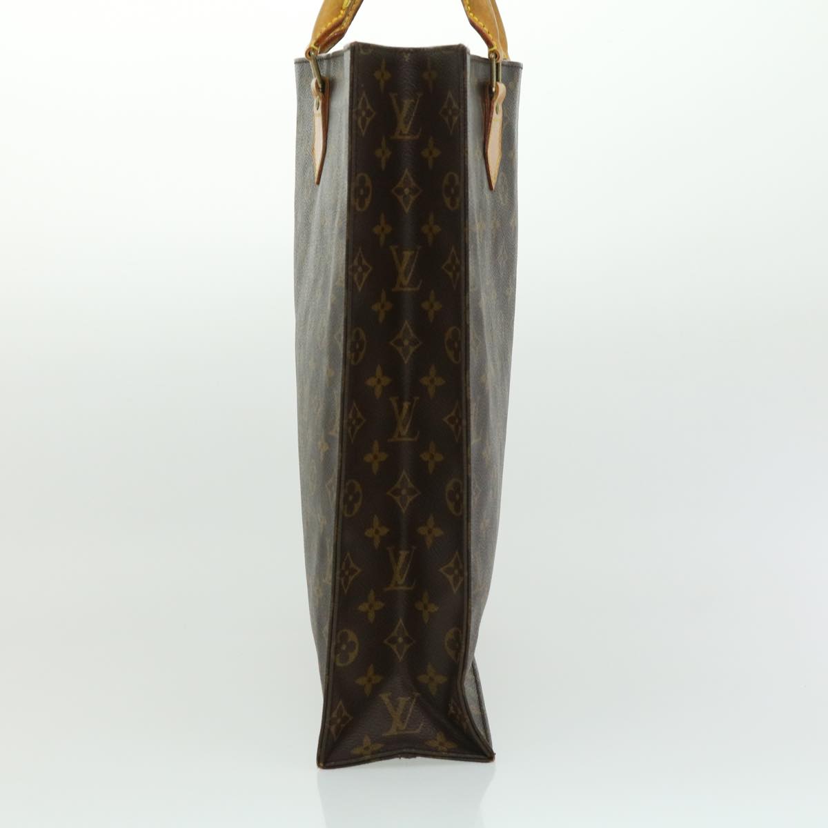 LOUIS VUITTON Monogram Sac Plat Hand Bag M51140 LV bs1840