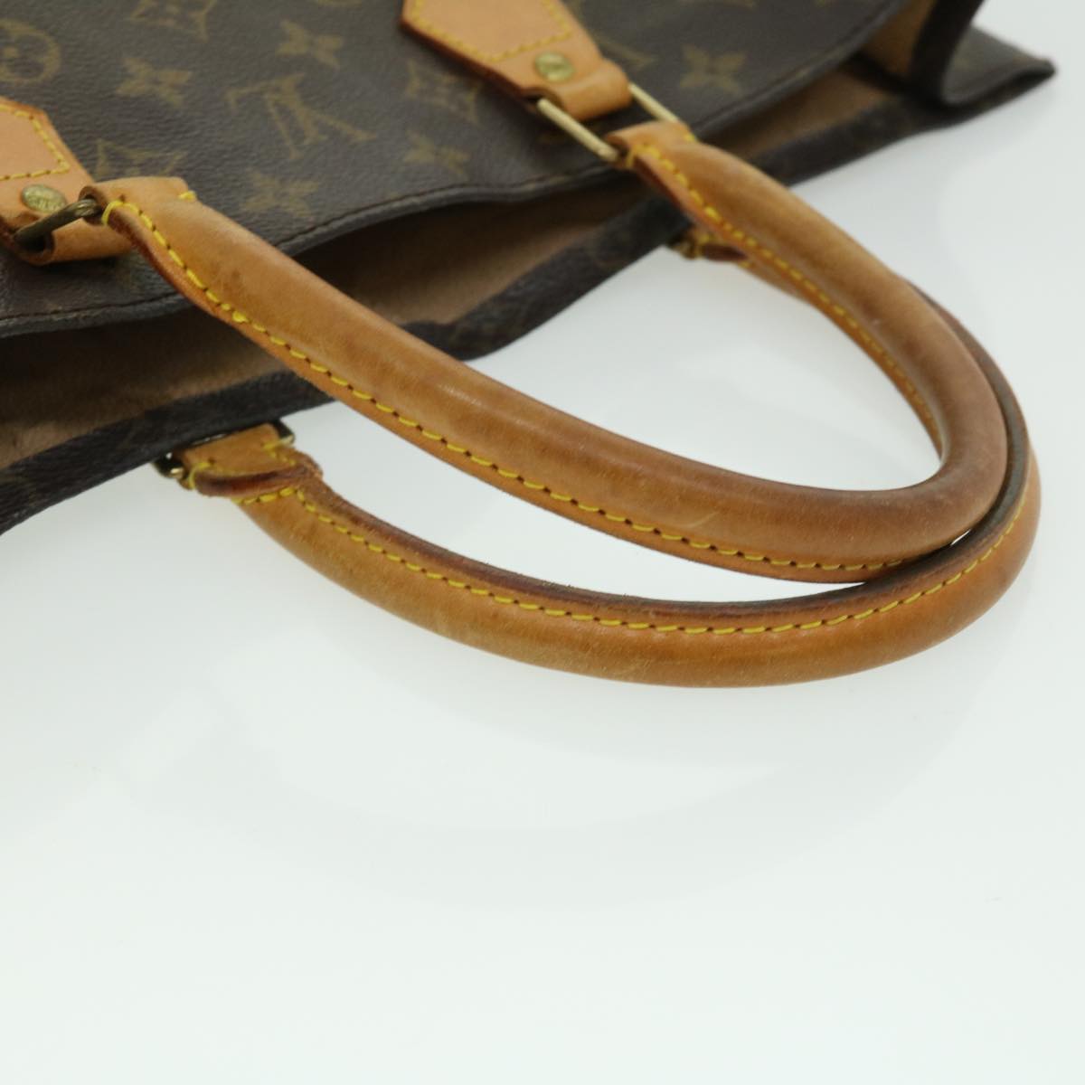 LOUIS VUITTON Monogram Sac Plat Hand Bag M51140 LV bs1840