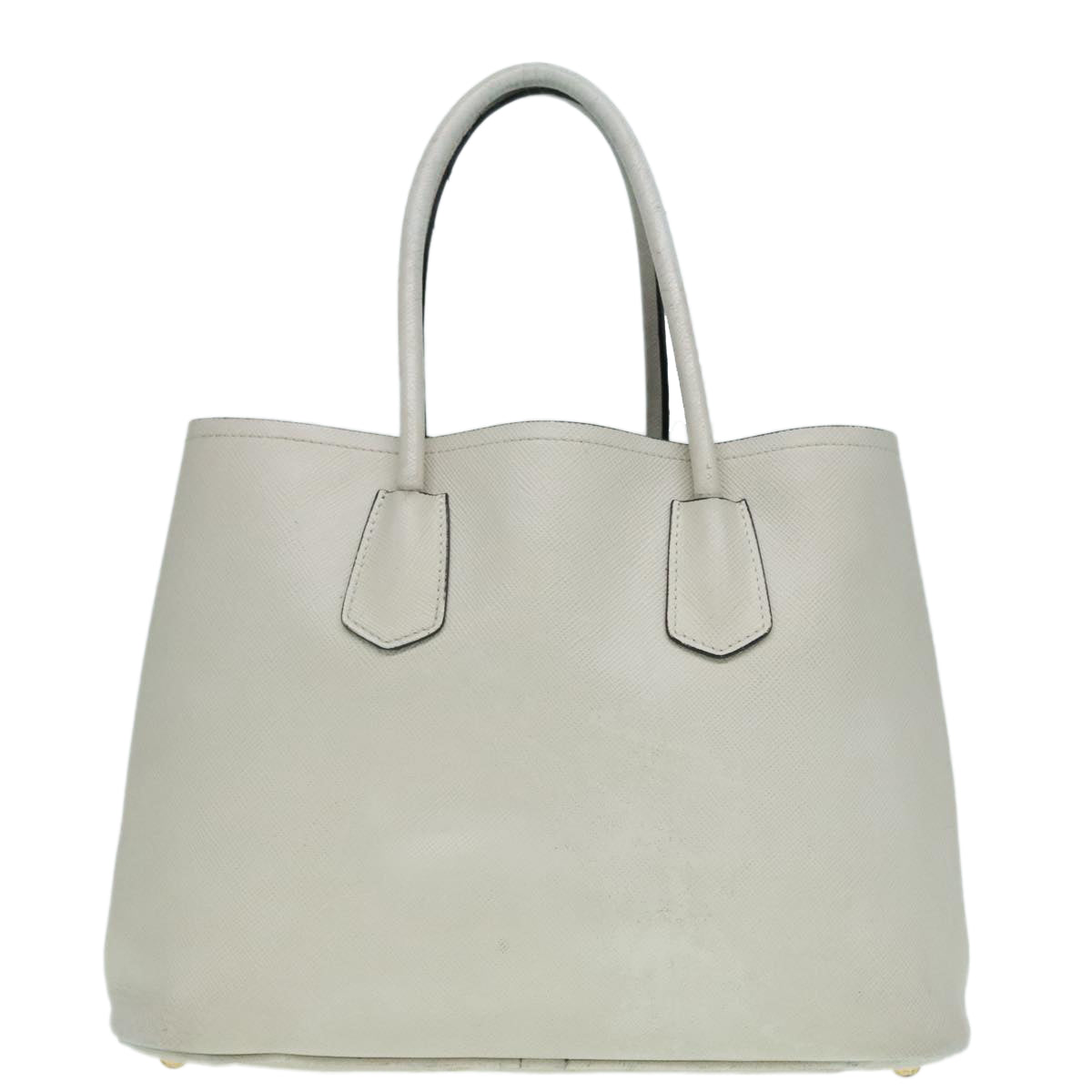 Luxury Prada Safiano leather Hand Bag White  bs18431