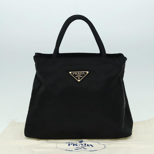 Luxury Prada Hand Bag Nylon Black Silver  bs18504