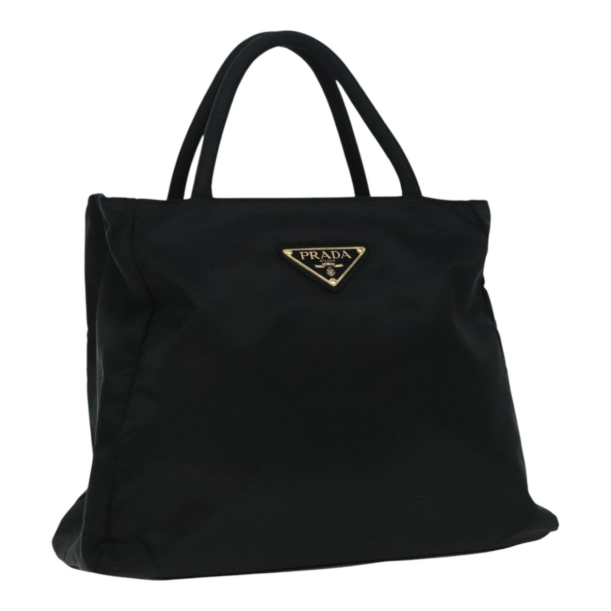 Luxury Prada Hand Bag Nylon Black Silver  bs18504