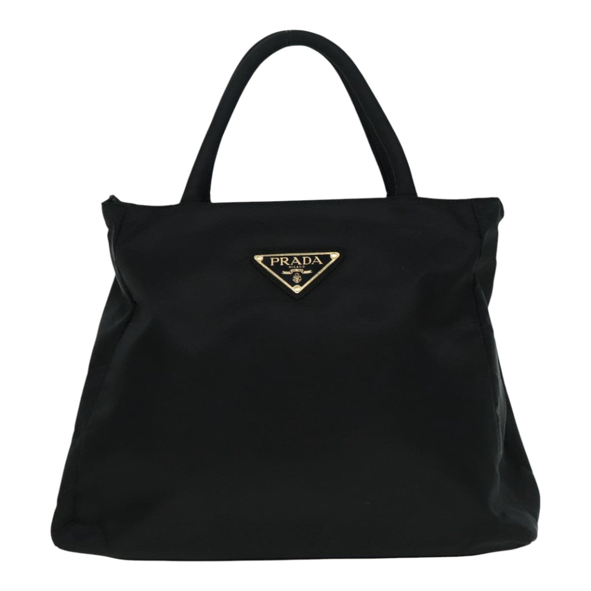 Luxury Prada Hand Bag Nylon Black Silver  bs18504