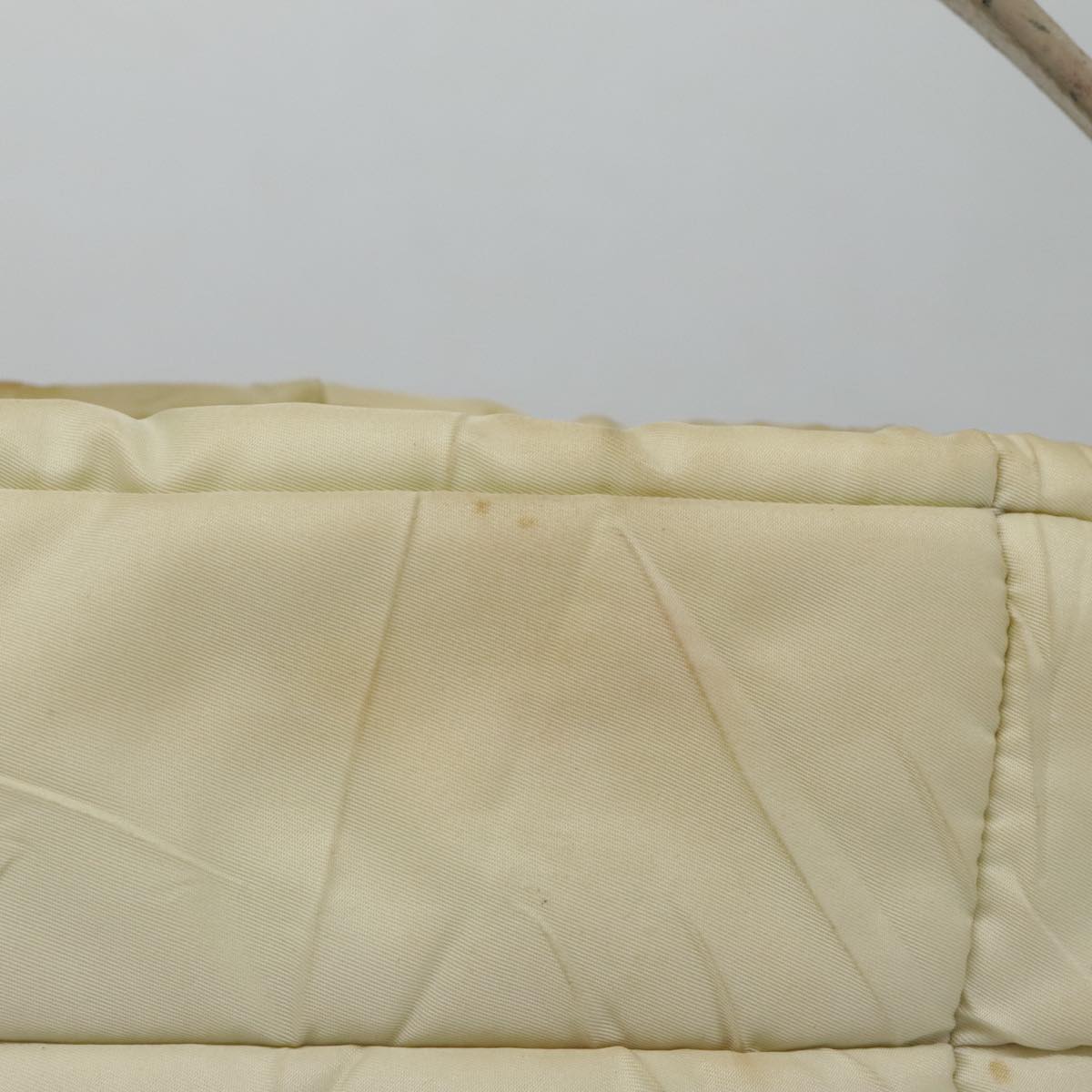 Luxury Prada Hand Bag Nylon Beige Gold  bs18507