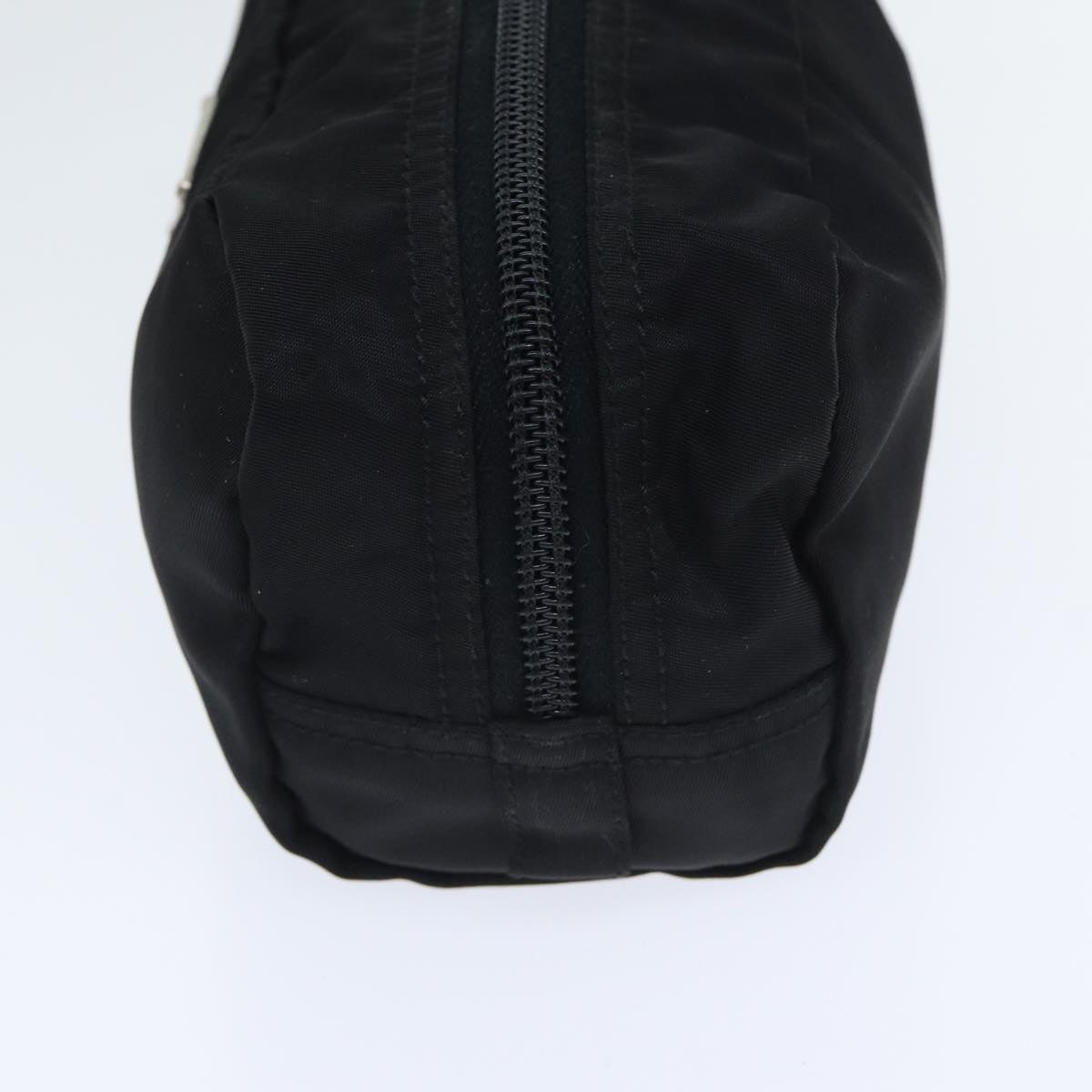 Luxury Prada Pouch Nylon Black Silver  bs18565