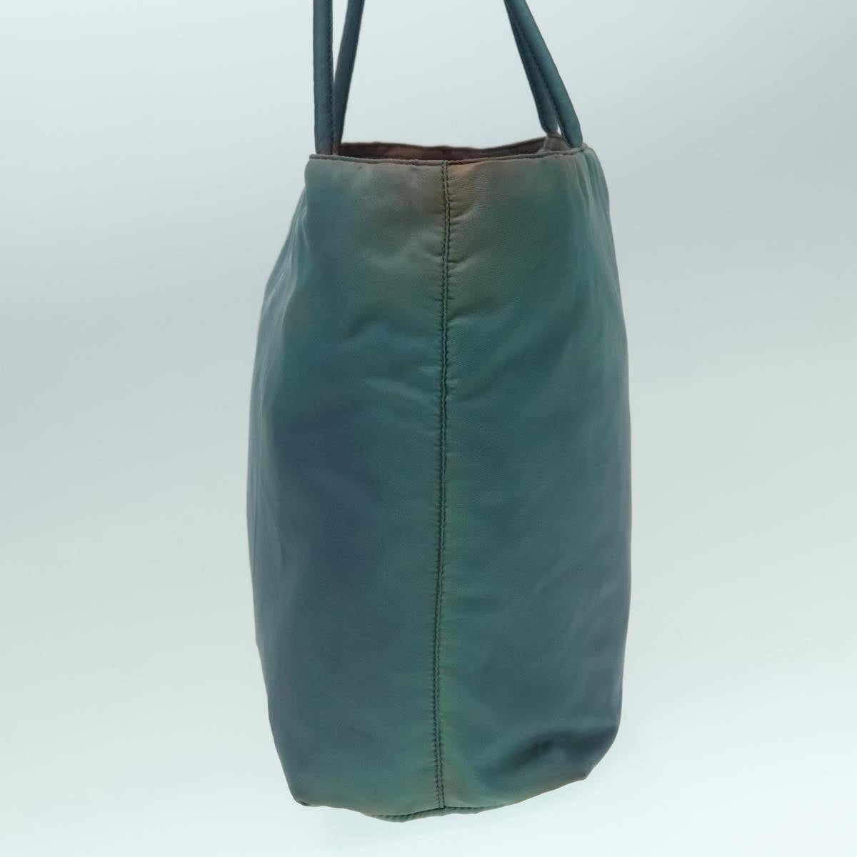 Luxury Prada Tote Bag Nylon Blue Silver  bs18599