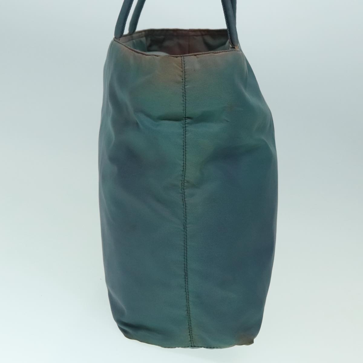 Luxury Prada Tote Bag Nylon Blue Silver  bs18599