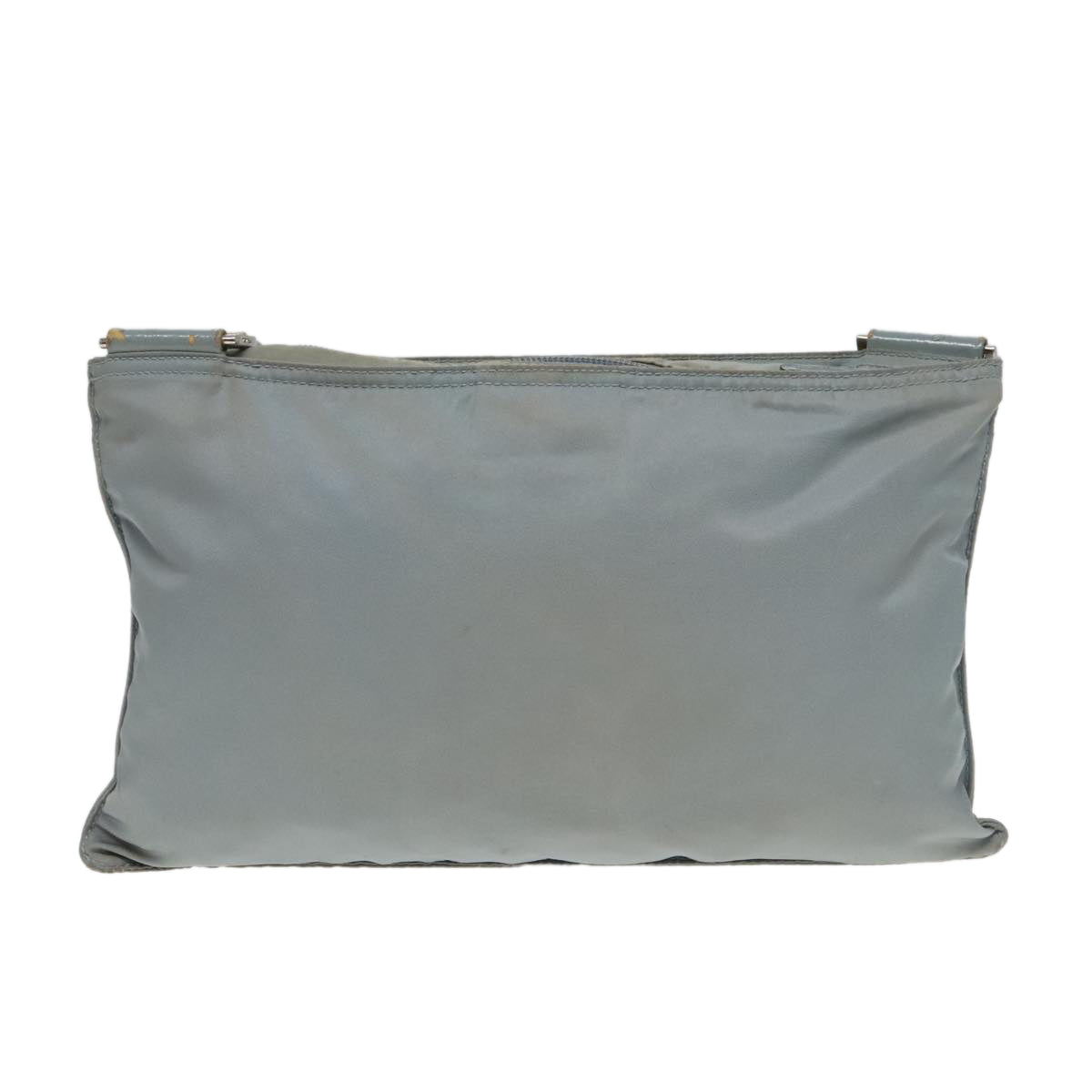 Luxury Prada Shoulder Bag Nylon Light Blue Silver  bs18602