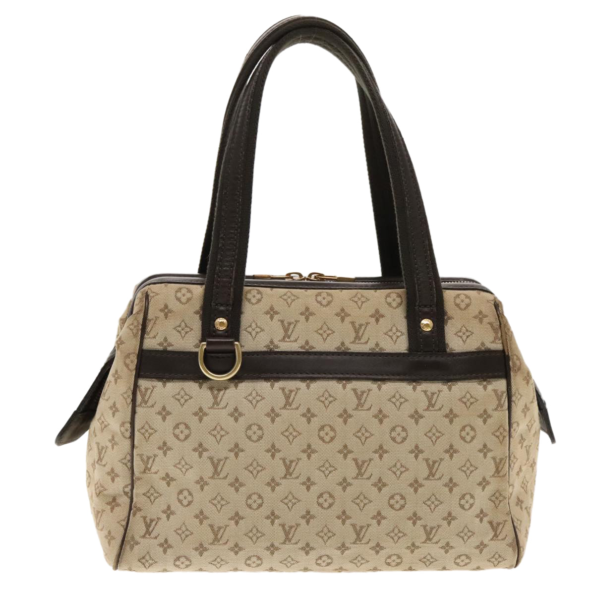 LOUIS VUITTON Monogram Mini Josephine PM Hand Bag Khaki M92215 LV bs18735