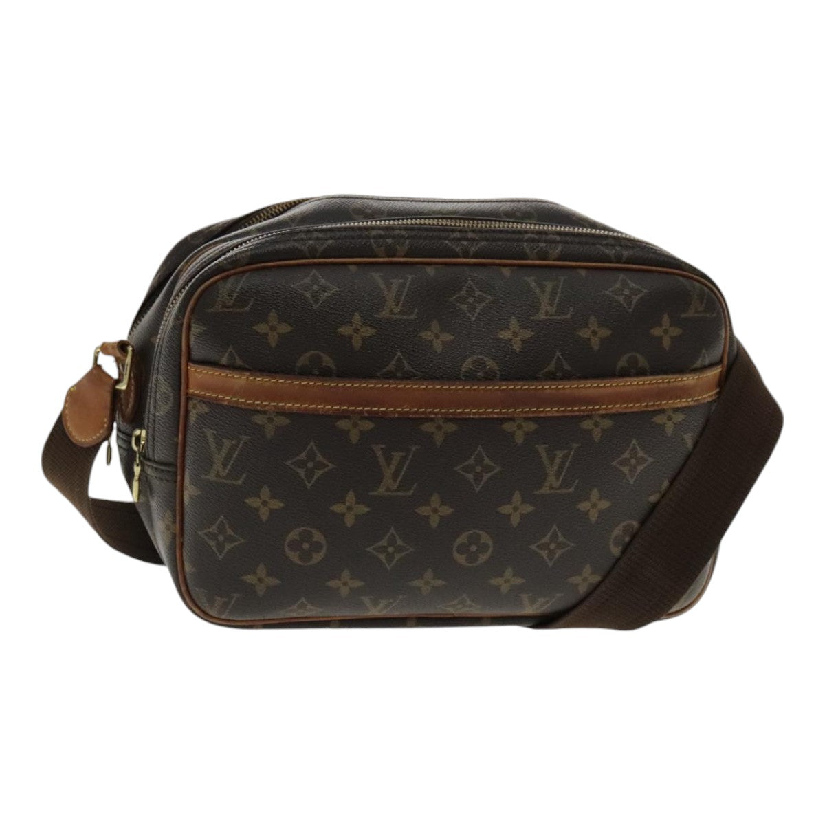 LOUIS VUITTON Monogram Reporter PM Shoulder Bag M45254 LV bs18792