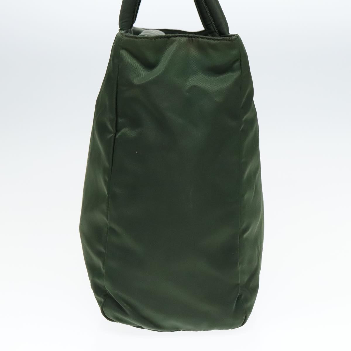 Luxury Prada Tote Bag Nylon Green Silver  bs18824