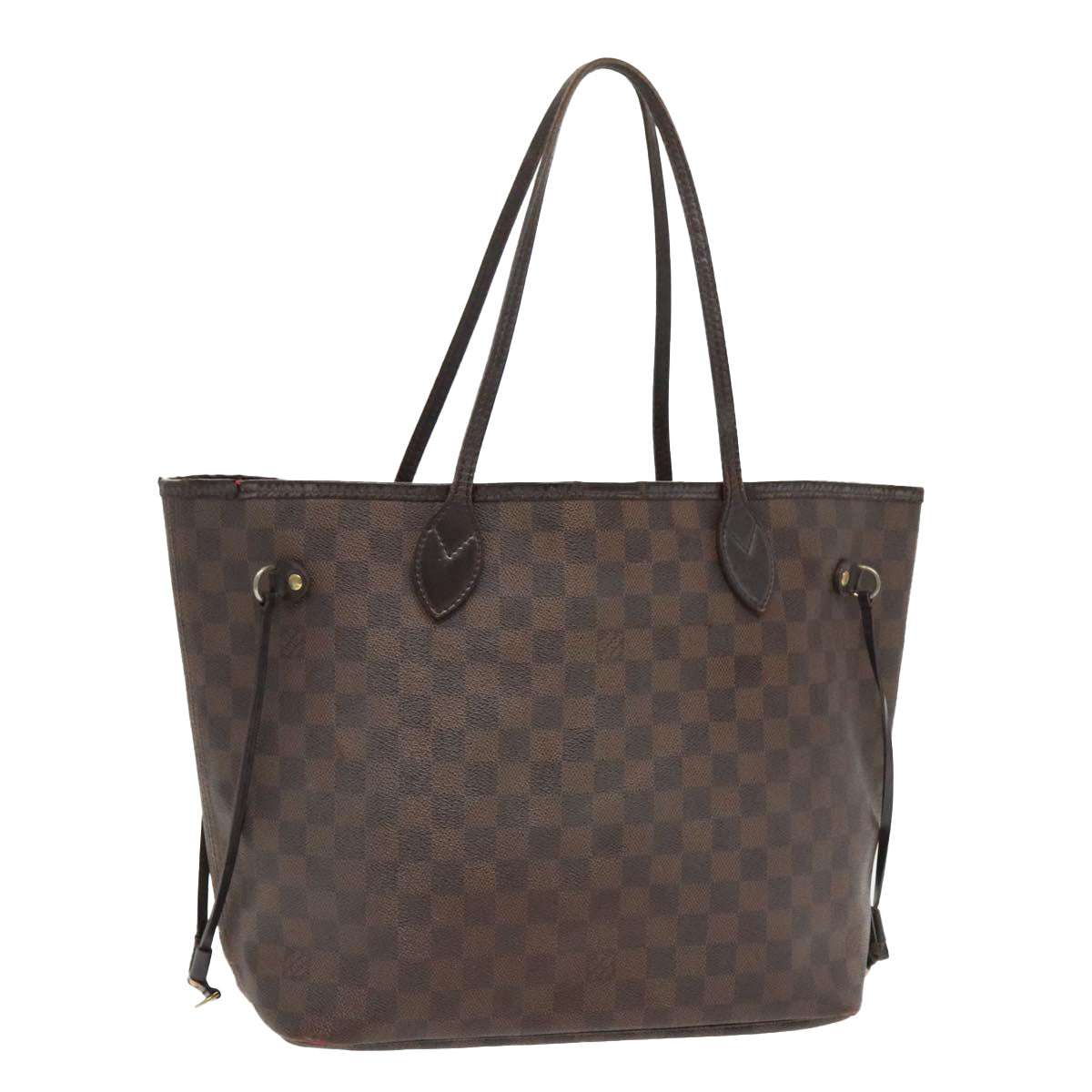 LOUIS VUITTON Damier Ebene Neverfull MM Tote Bag N51105 LV bs18974