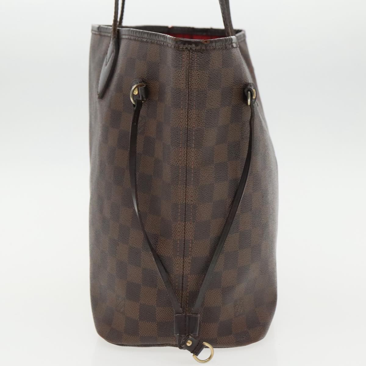 LOUIS VUITTON Damier Ebene Neverfull MM Tote Bag N51105 LV bs18974
