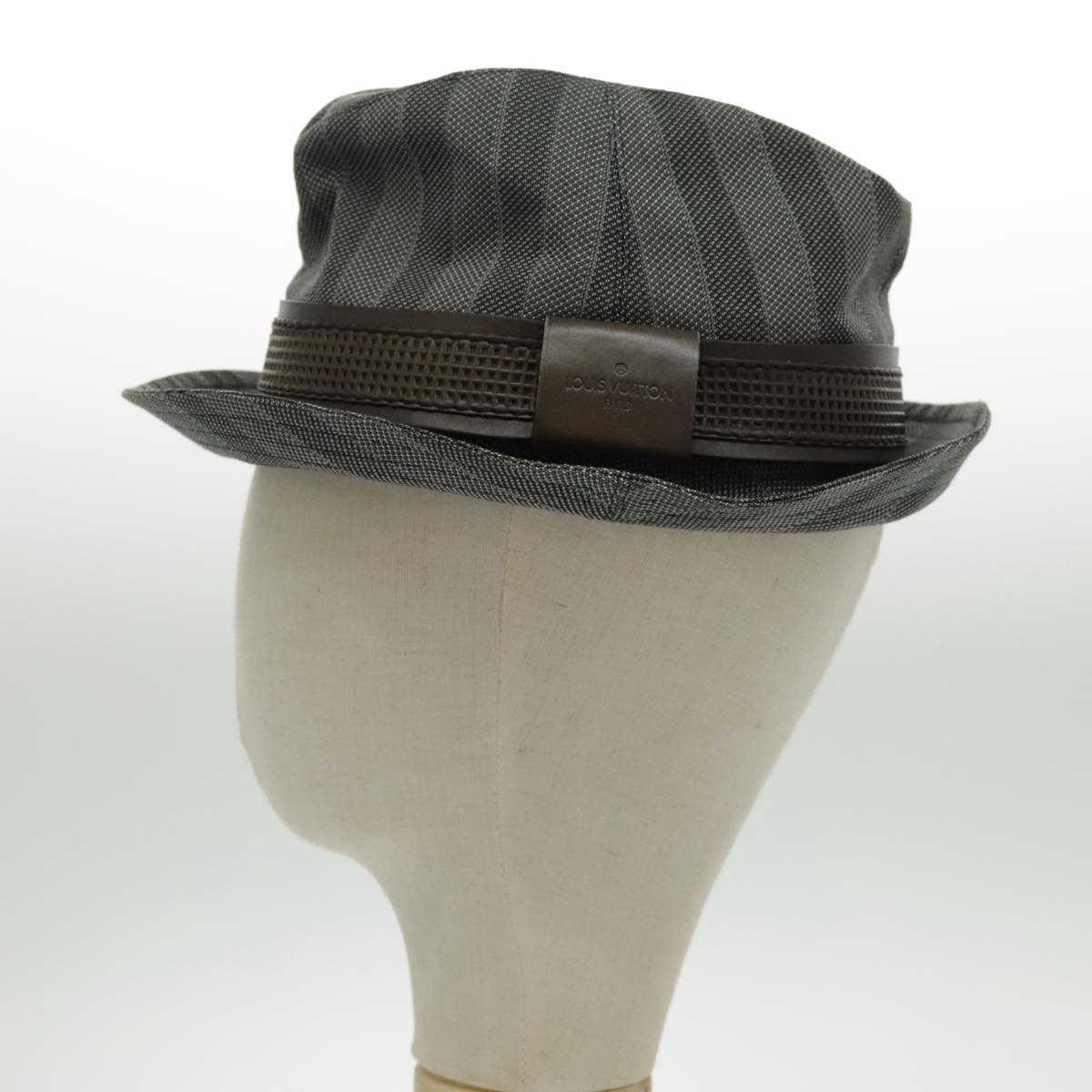 LOUIS VUITTON Hat Cotton S Gray LV bs19057