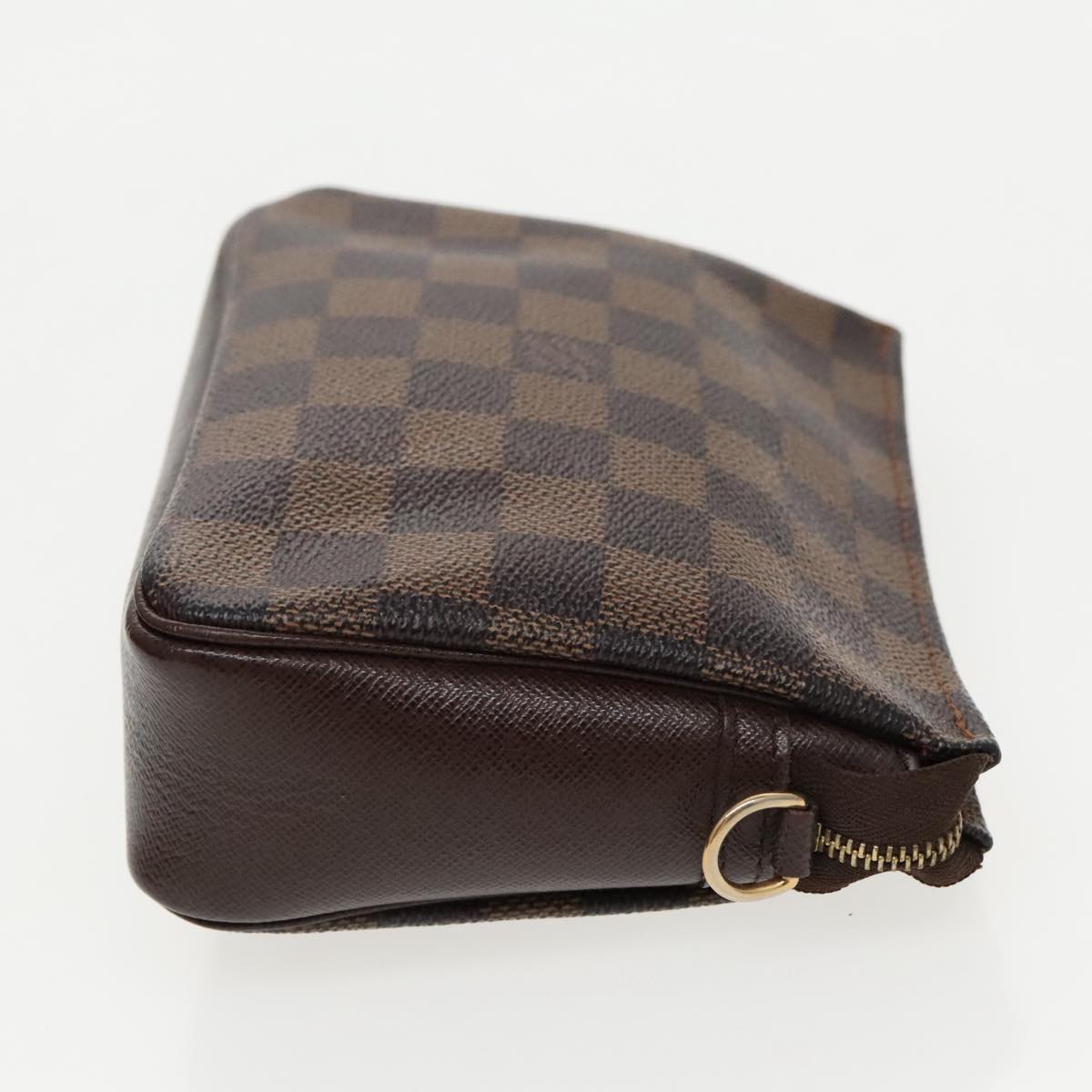 LOUIS VUITTON Damier Ebene Trousse Makeup Pouch N51982 LV bs19123
