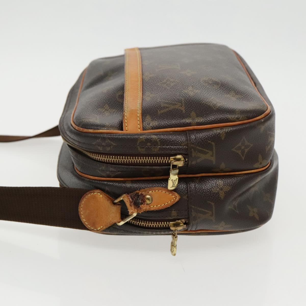 LOUIS VUITTON Monogram Reporter PM Shoulder Bag M45254 LV bs19140
