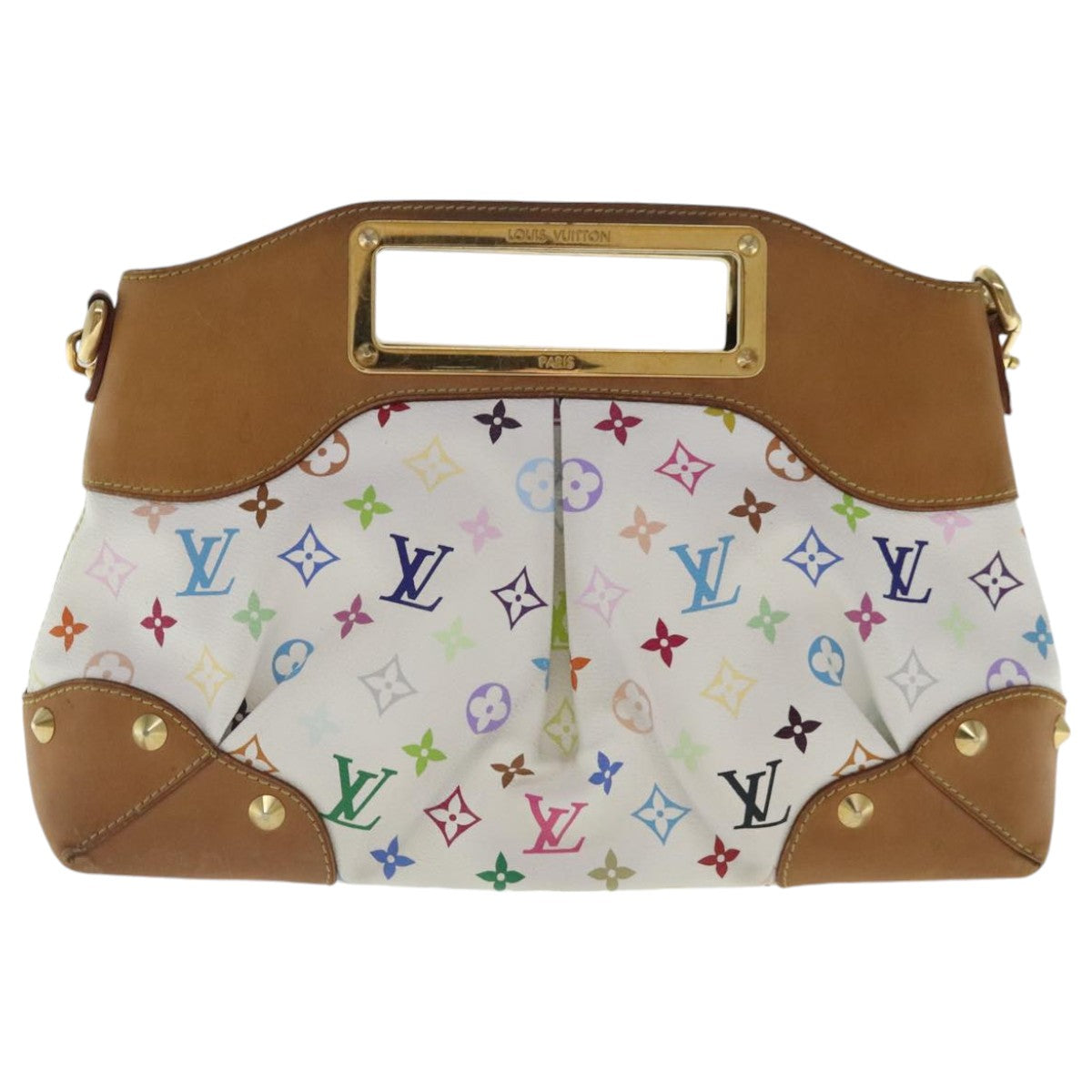 LOUIS VUITTON Monogram Multicolor Judy MM Hand Bag 2Way M40255 LV bs19143