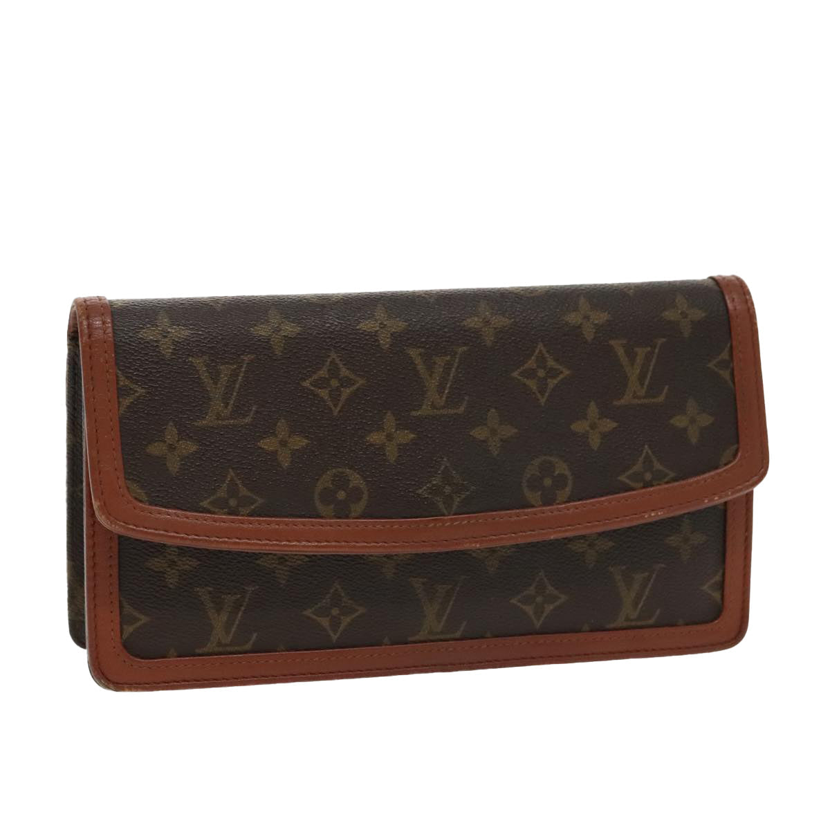 LOUIS VUITTON Monogram Pochette Dam PM Clutch Bag M51812 LV bs19237
