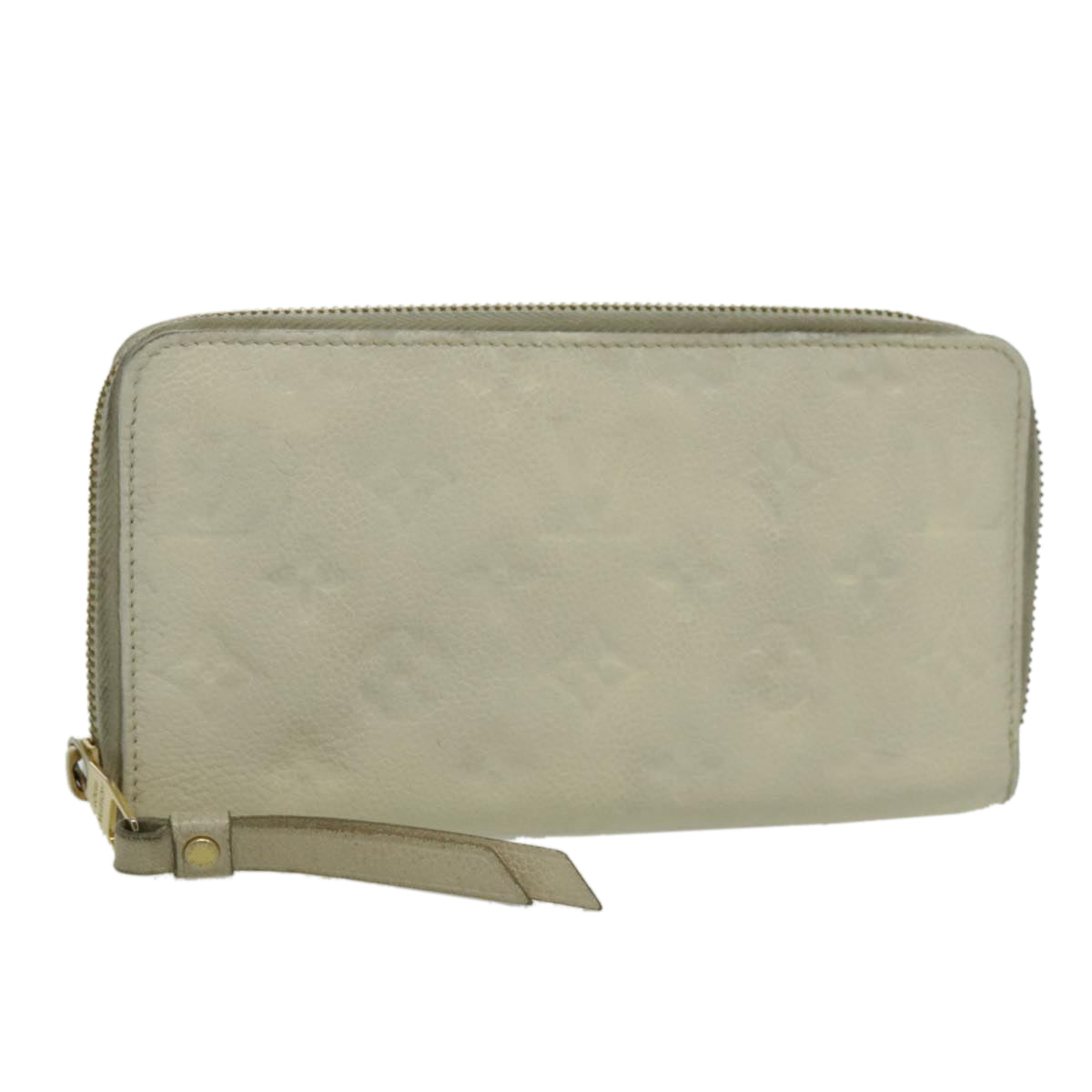 LOUIS VUITTON Empreinte Portefeuille Secret Ron Wallet White M93437 bs19239