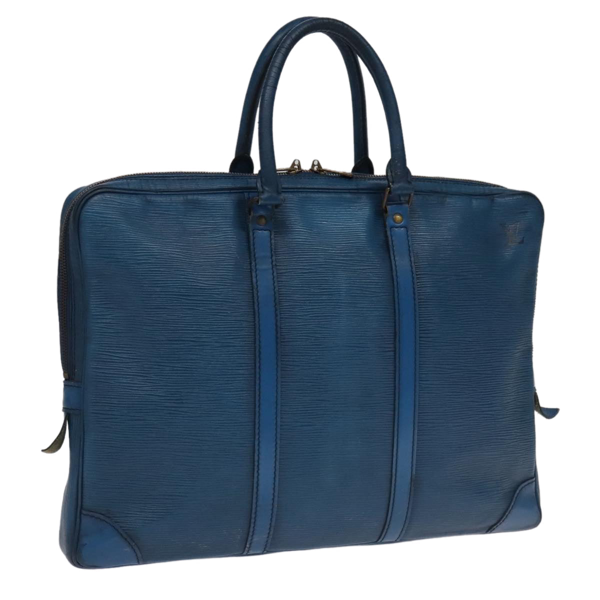 LOUIS VUITTON Epi Porte Documents Voyage Business Bag Blue M54475 bs19360