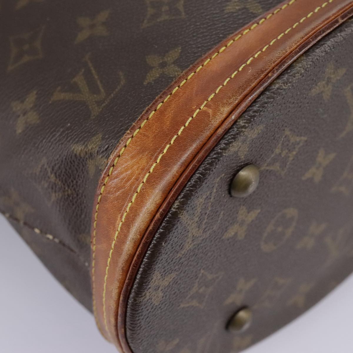 LOUIS VUITTON Monogram Bucket PM Shoulder Bag M42238 LV bs19361