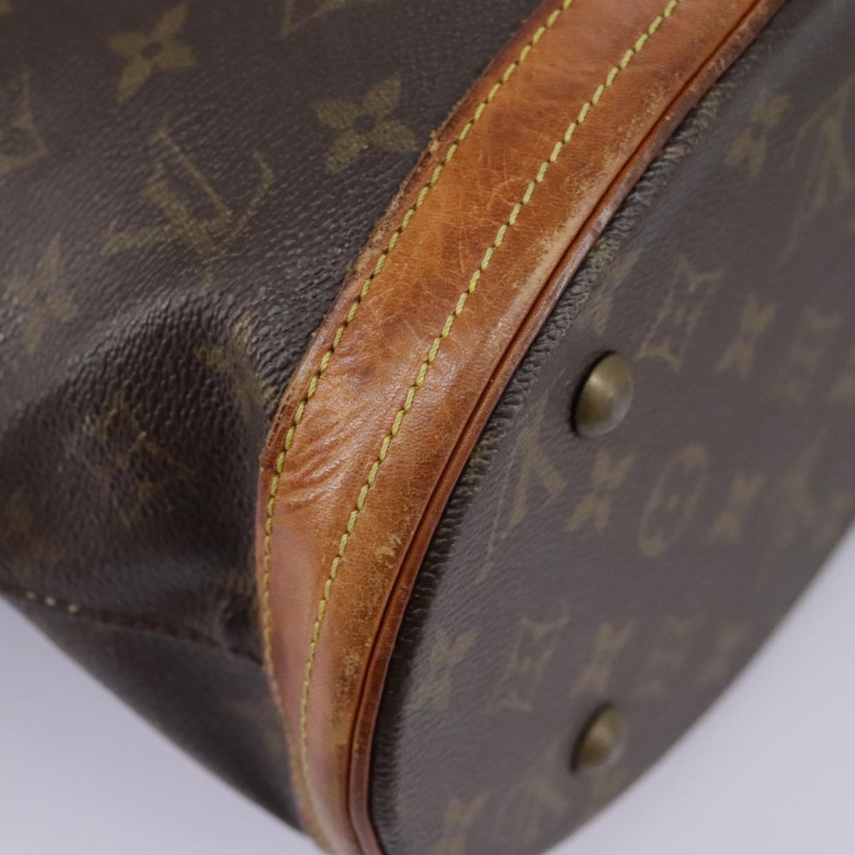 LOUIS VUITTON Monogram Bucket PM Shoulder Bag M42238 LV bs19361