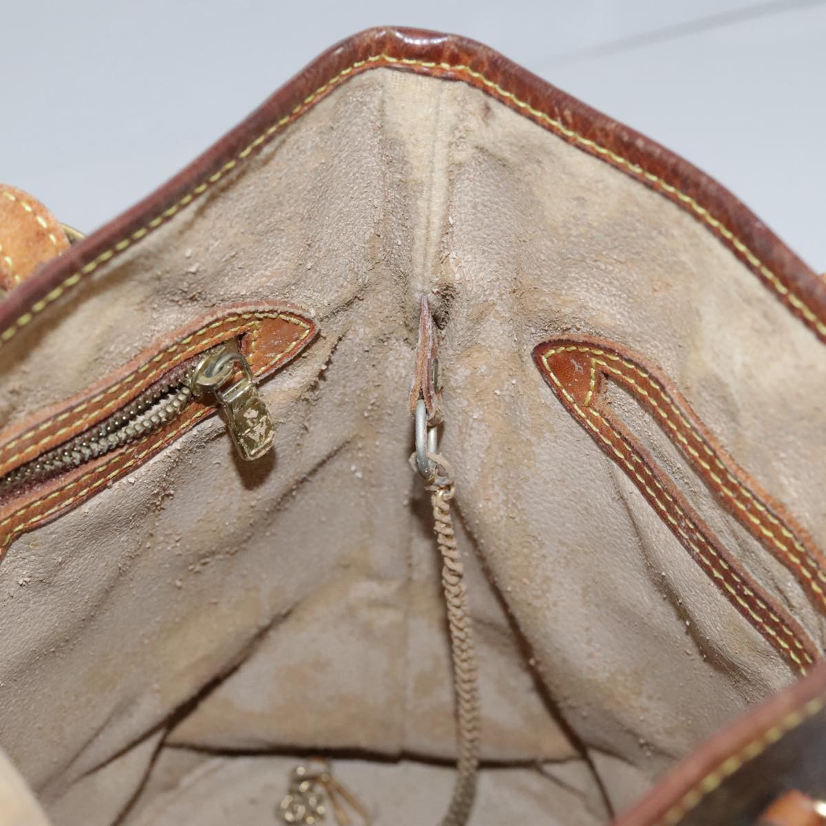 LOUIS VUITTON Monogram Bucket PM Shoulder Bag M42238 LV bs19361