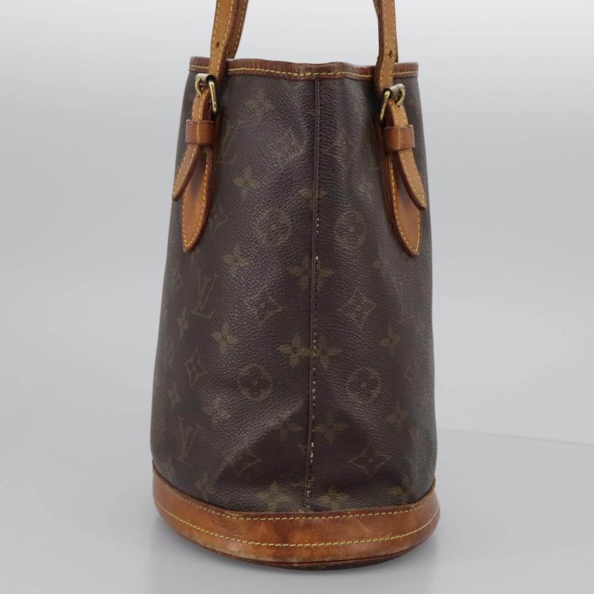 LOUIS VUITTON Monogram Bucket PM Shoulder Bag M42238 LV bs19361