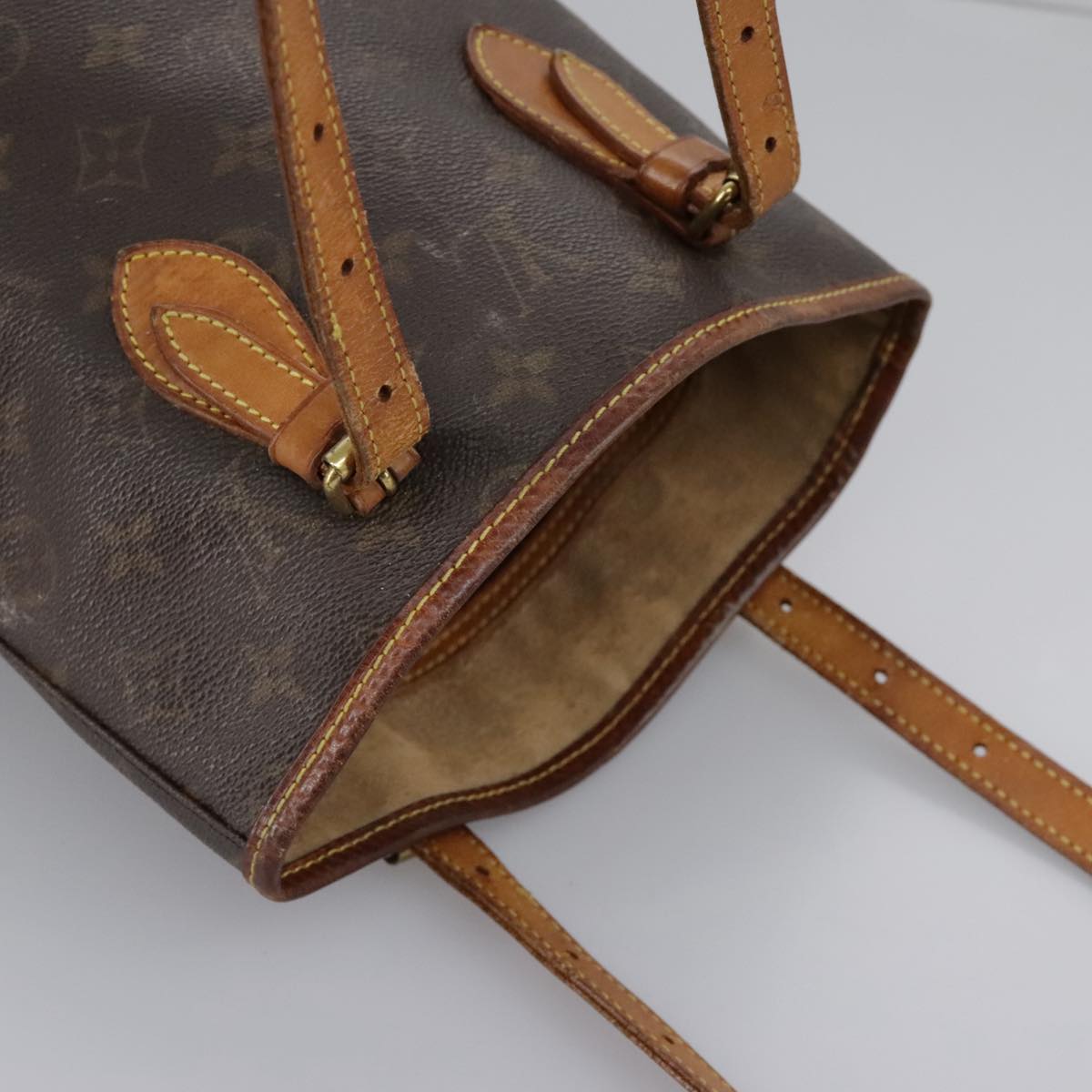 LOUIS VUITTON Monogram Bucket PM Shoulder Bag M42238 LV bs19361