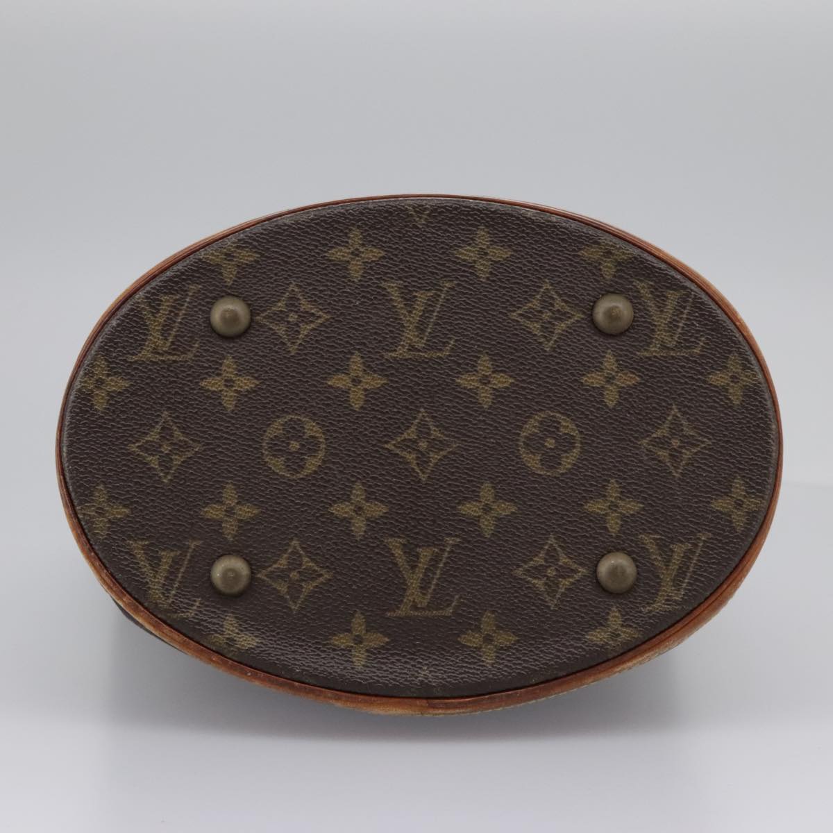 LOUIS VUITTON Monogram Bucket PM Shoulder Bag M42238 LV bs19361