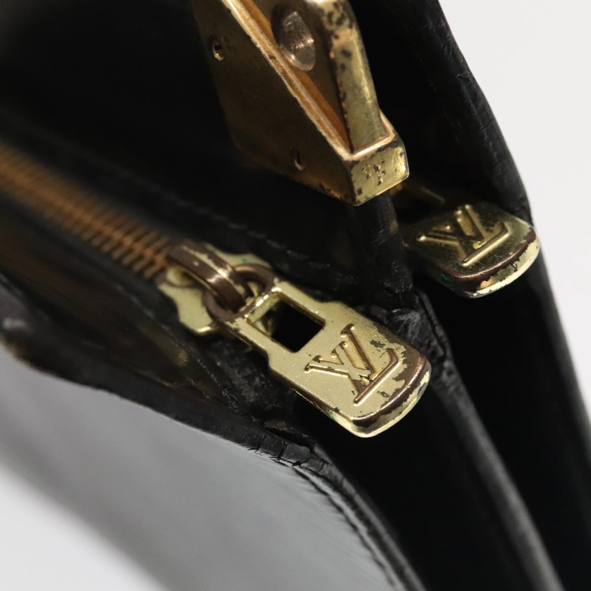 LOUIS VUITTON Epi Angian Shoulder Bag 2way Black M52112 LV bs19383