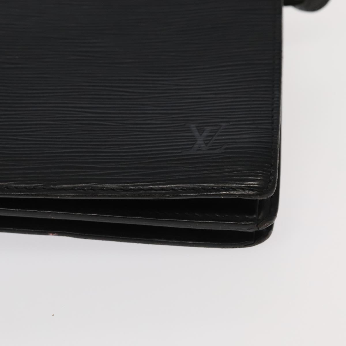 LOUIS VUITTON Epi Angian Shoulder Bag 2way Black M52112 LV bs19383